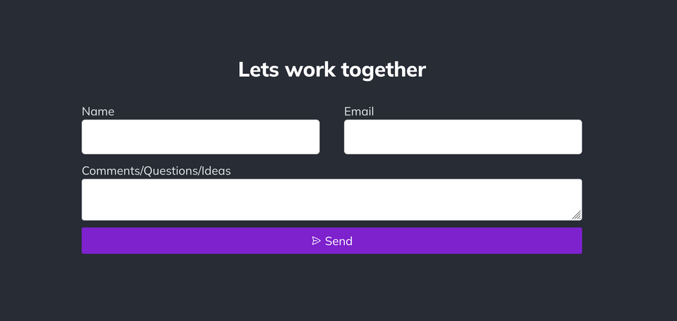 How to use Tailwind CSS To Build Your Contact Form In Ghost